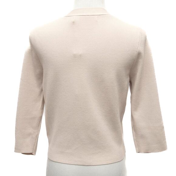 Revolve One Grey Oatmeal Day Mohair Blend Button Up Cardigan Size Small - Picture 3 of 11